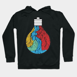 Rainbow Lamp Colorful Hoodie